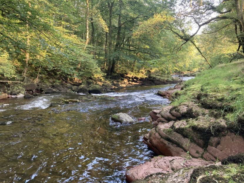 Top of the Usk at Pantyscallog - CM from Braintree